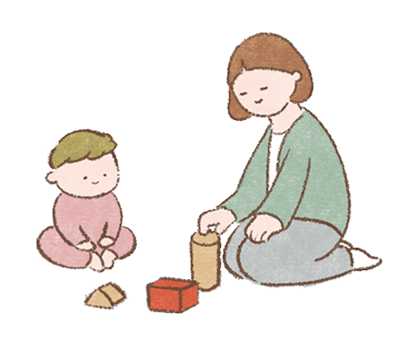 赤ちゃんとお母さん